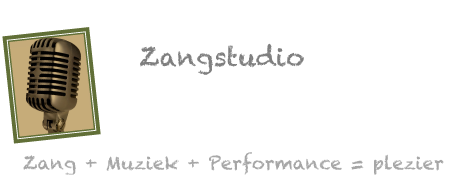 Logo Zangstudio Cantus: Zang + Muziek + Performance = plezier