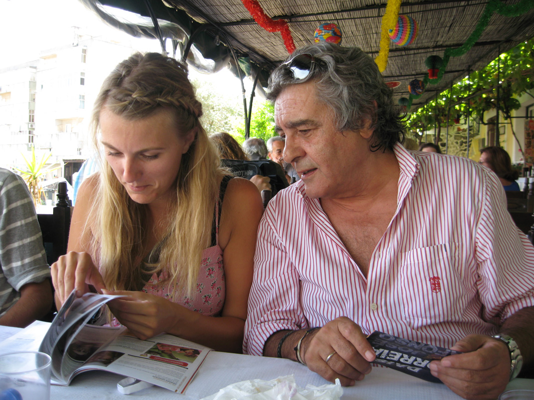 2012-08-21 Lissabon dineren met José Luis Gordo dichter van vele beroemde fado's